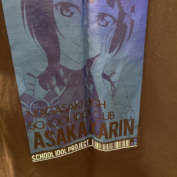 Love Live! Nijigasaki High School Idol Club Karin Asaka Graphic T-Shirt SZ Large - Picture 6 of 13